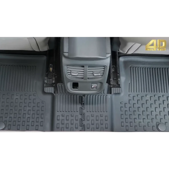 Sahler Opel Grandland 2017-2024 Uyumlu 4.5D Premium Havuzlu Oto Paspas ve Liner Marka 3D ALT Bagaj Havuzu - Grandland - 5