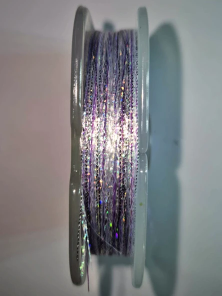 Eagenset Hazır Çapari Kombini Ultraviyole Uv Neon Kristal + Balık Sırtı + Lazer Hologram Makara - 6