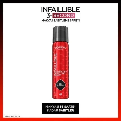 Loreal Paris Infaıllıble Makyaj Sabitleme Sprey 75 Ml