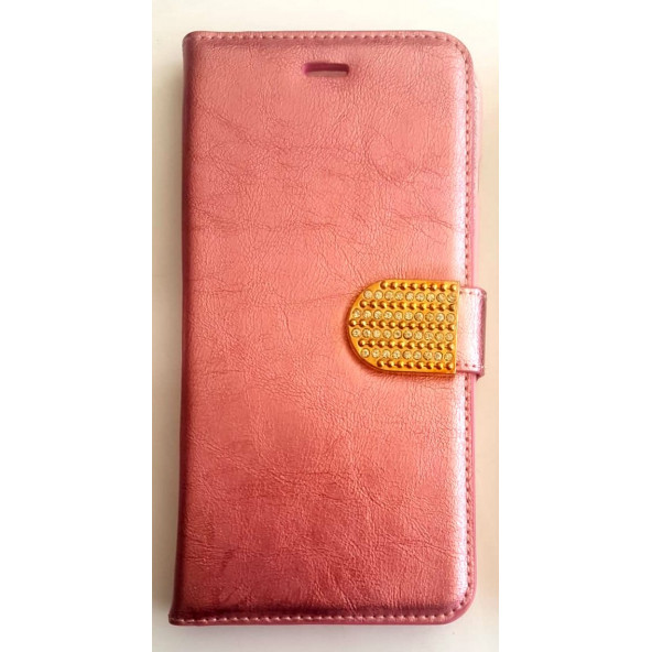 Apple İphone 6 Plus/6s Plus Taşlı Tokalı Cüzdanlı Kapaklı Kılıf - 3