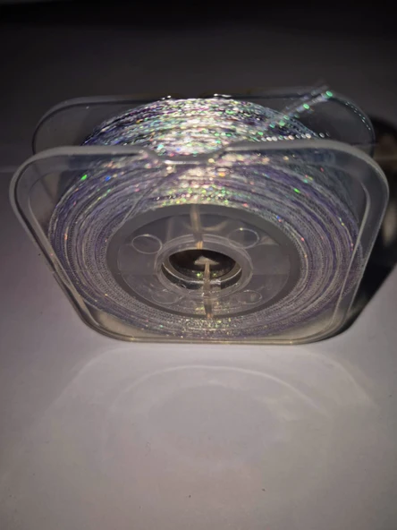 Eagenset Hazır Çapari Kombini Ultraviyole Uv Neon Kristal + Balık Sırtı + Lazer Hologram Makara - 12