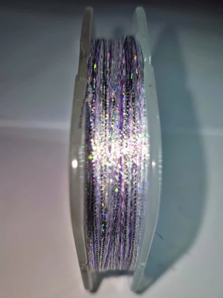 Eagenset Hazır Çapari Kombini Ultraviyole Uv Neon Kristal + Balık Sırtı + Lazer Hologram Makara - 10