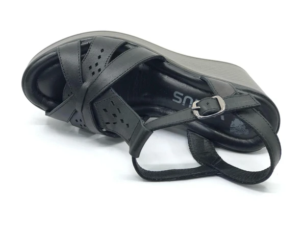 Venüs Upsa Hakiki Deri Comfort Ortopedik Kadın Sandalet - 6