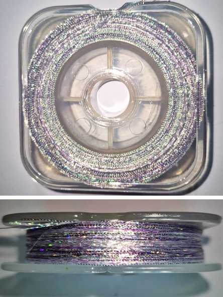 Eagenset Hazır Çapari Kombini Ultraviyole Uv Neon Kristal + Balık Sırtı + Lazer Hologram Makara
