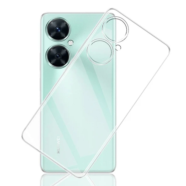 Huawei Nova 11i Kılıf Şeffaf ve Esnek Süper Silikon Kılıf - Resim 4