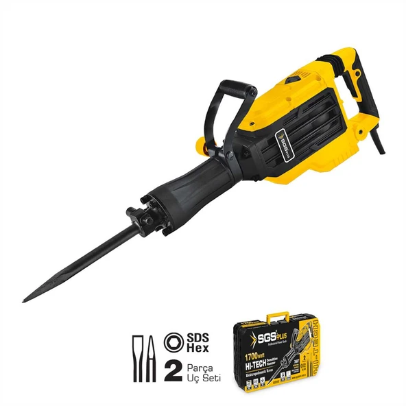 SGS5187 - 16 Kg Elektropnomatik Kırıcı Hilti SDS Hex 1700 Watt 60 Joules 1900 Bpm - 3