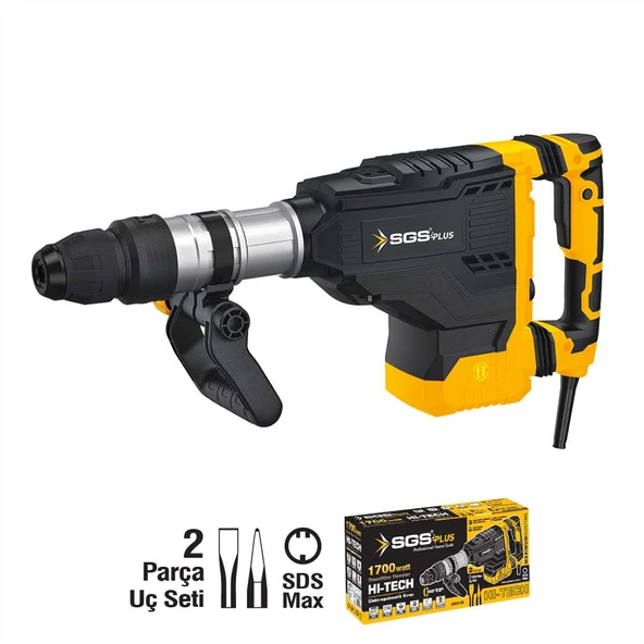 SGS5186 - 11 KG Elektropnomatik Kırıcı Hilti SDS Max 1700 Watt 45 Joules - 4