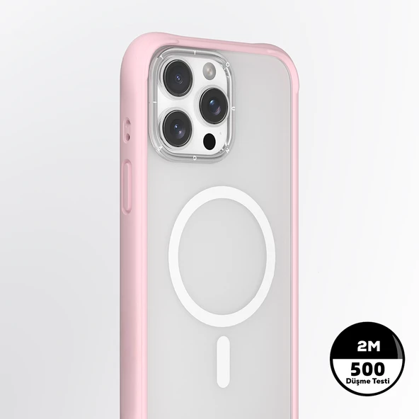 Apple iPhone 15 Pro Max Kılıf M-safe Şarj Özellikli Airbagli Youngkit Dynamic 2 Serisi Kapak - 7