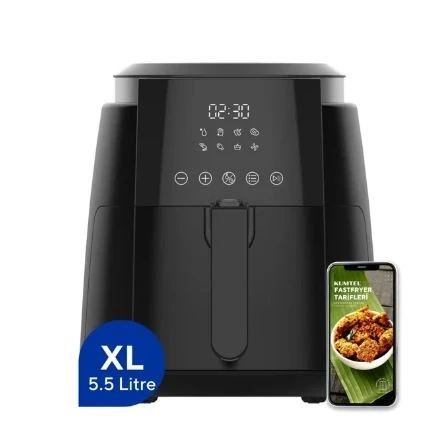 Kumtel Digital Airfryer/Yağsız Fritöz/FastFryer HAF-02