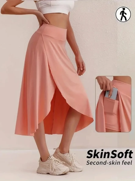 Kadın Cep Detay Taytlı Sandy Etek ürün görseli 1