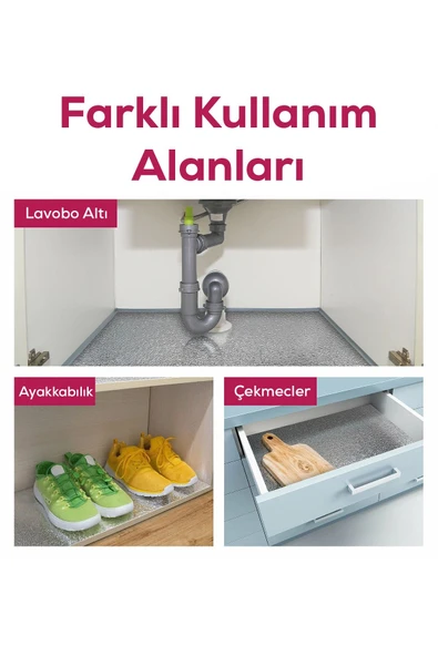 2mtx60cm Kabartma Desenli Kendinden Yapışkanlı Folyo- Mutfak, Banyo, Tezgah, Duvar Kâğıdı - 5