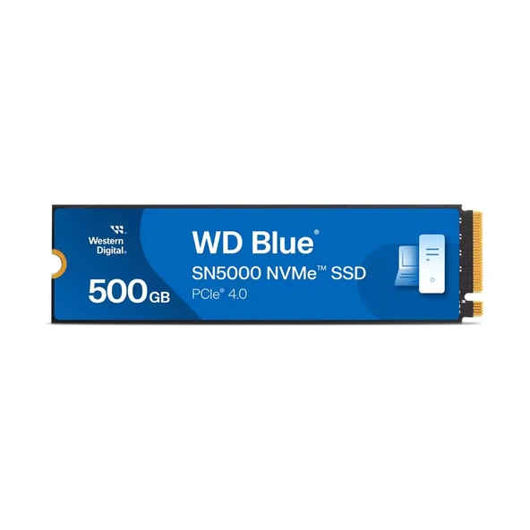 WD Blue 500GB SN5000 WDS500G4B0E Pcıe 5000MB/S Gen4 X4 Nvme 2280 M.2 SSD