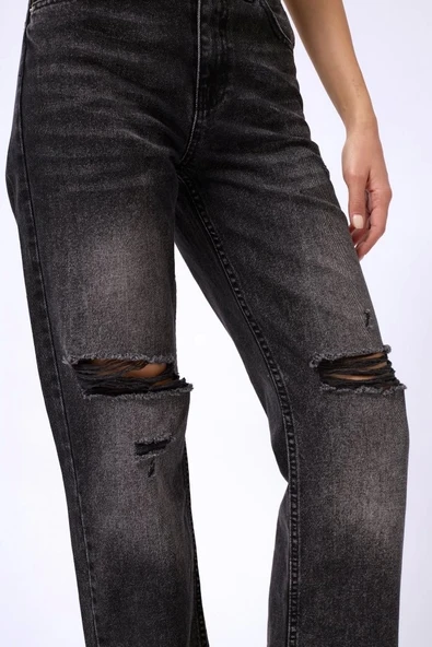 Lazer Kesim Bol Paça Jean - 3