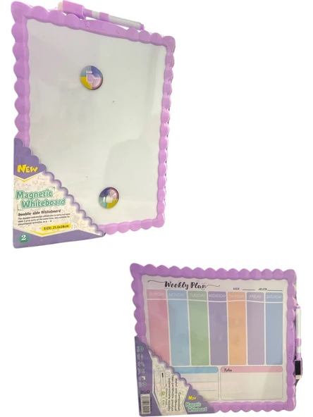 Hayal Sepeti MAGNETİC ÇİFT TARAFLI YAZI TAHTASI 21,5CMX28CM - 3