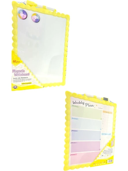 Hayal Sepeti MAGNETİC ÇİFT TARAFLI YAZI TAHTASI 21,5CMX28CM - 4