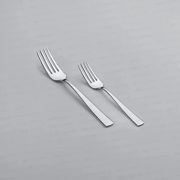 Nehir Deniz Sade 12 Kişilik 72 Parça Kutulu Çatal Kaşık Bıçak Takımı - 6