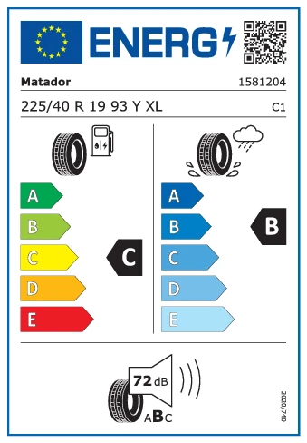 Matador 225/40R19 93Y XL FR Hectorra 5 Oto Yaz Lastiği (Üretim Yılı: 2025) - Resim 2