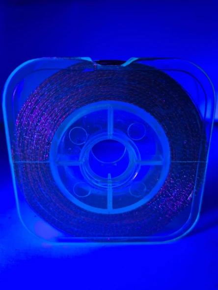 Eagenset Hazır Çapari Kombini Boru Sim Ultraviyole Uv Neon Kırmızı - Fuşya Makara - Resim 10