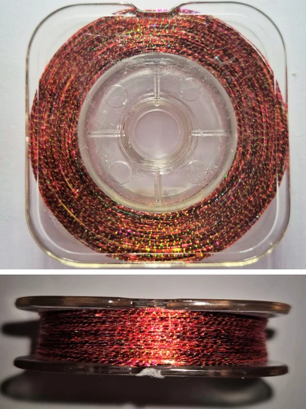 Eagenset Hazır Çapari Kombini Boru Sim Ultraviyole Uv Neon Kırmızı - Fuşya Makara ürün görseli 1