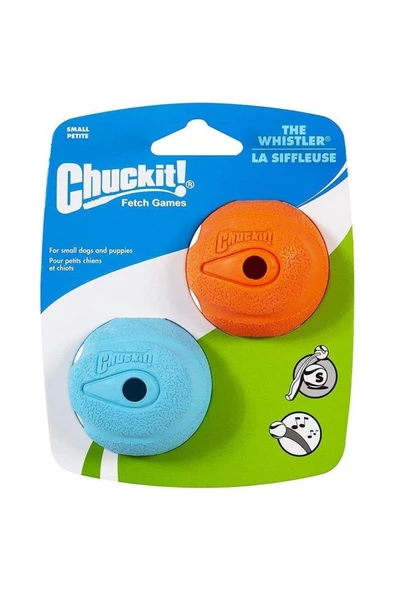 Chuckit The Whistler 2'li Köpek Oyun Topu Small 5 Cm