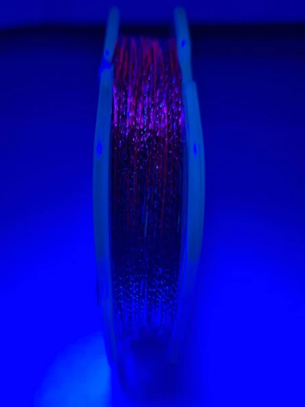 Eagenset Hazır Çapari Kombini Boru Sim Ultraviyole Uv Neon Kırmızı - Fuşya Makara - Resim 12