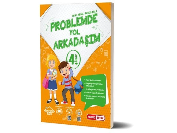 Kırmızı Beyaz Yayınları 4. Sınıf Yeni Nesil Problemde Yol Arkadaşım