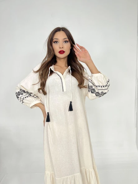 6533 ELBİSE-BEJ