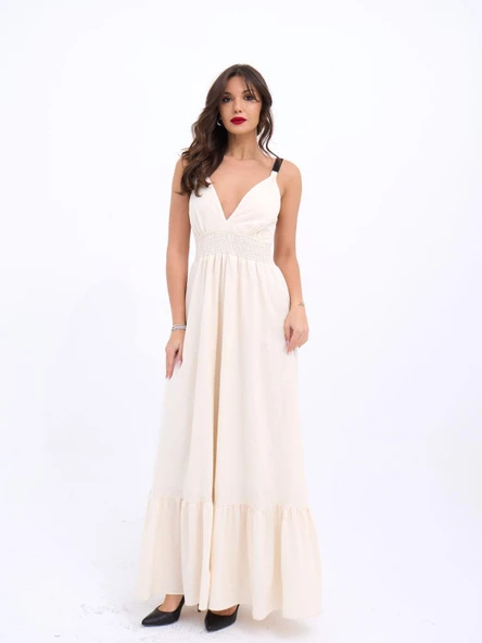6976 ELBİSE-BEJ