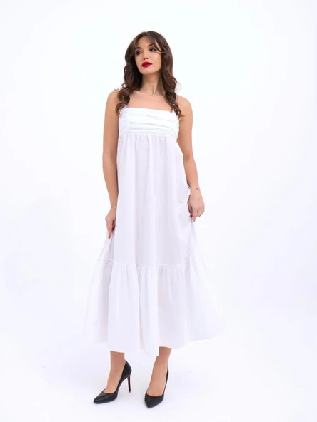 7022 ELBİSE-BEYAZ