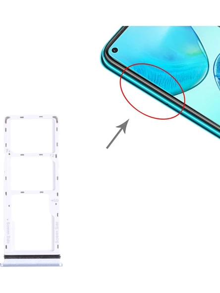 Infinix Note 8i X683 Için Tepsi + Mikro Sd Kart Tepsisi - Resim 8