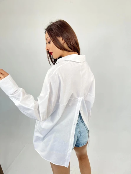 6744 GÖMLEK-BEYAZ - Resim 5