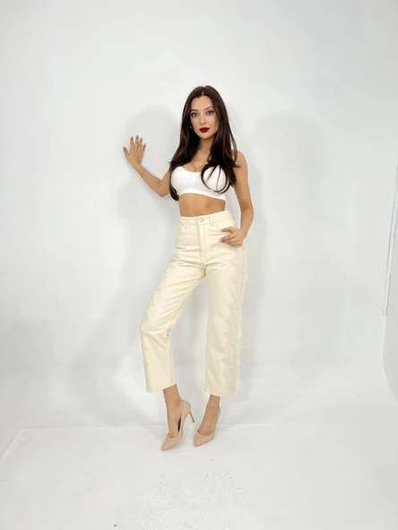 6240 PANTOLON-KREM - 2