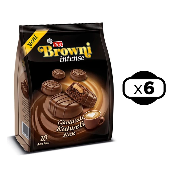 Eti Browni Intense Mini Kahveli 160 Gr. x 6 Adet - 2