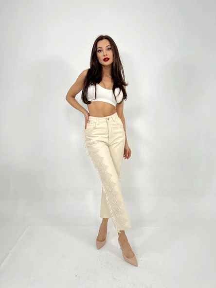 6240 PANTOLON-KREM - 4