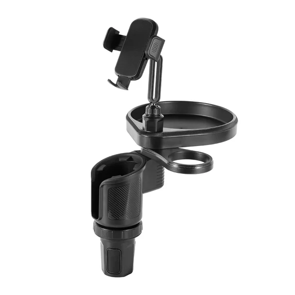 UpWay Araç İçi Ayarlanabilir Tepsili Yiyecek Bardak Termos Telefon Tutucu