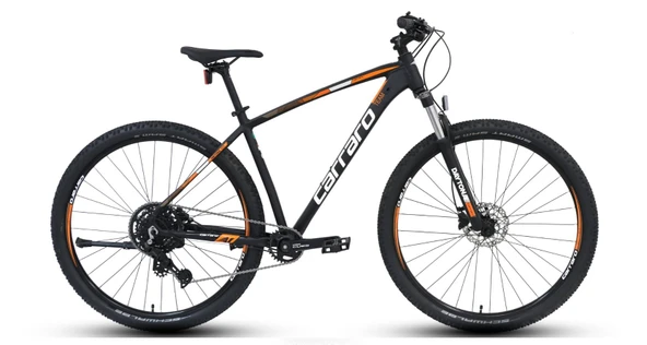 Carraro Daytona 909 29"Jant 48 Kadro 9 Vites HD Dağ Bisikleti Siyah Turuncu