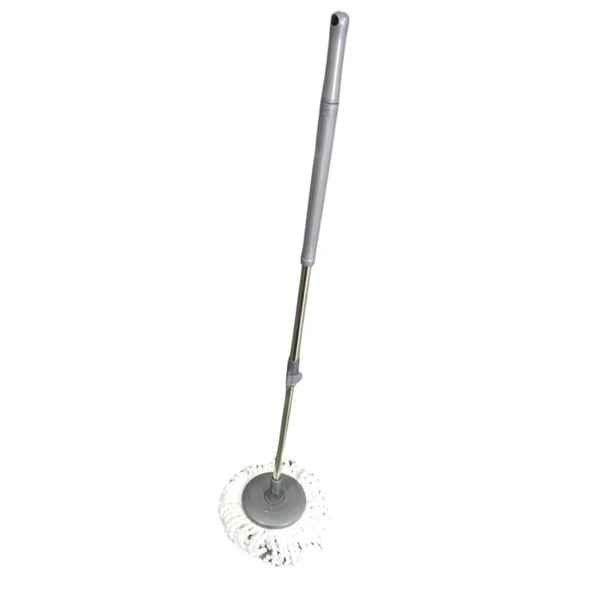 Viomax 360° Döner Başlıklı Mikrofiber Mop Seti – 110 cm Uzunluk, Tek Yedek Bezli TM-778 - 3
