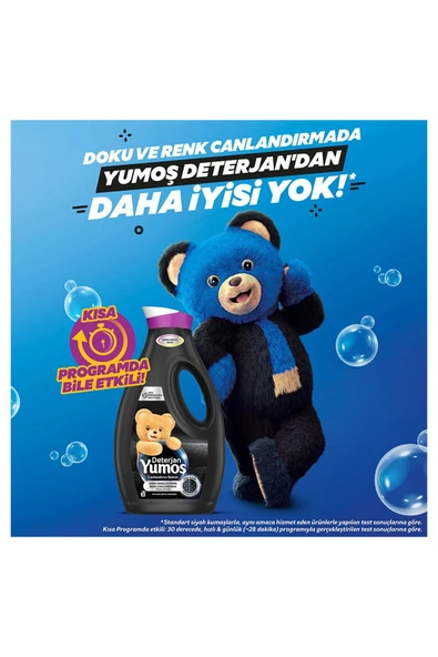 Yumoş Sıvı Çamaşır Deterjanı Siyahlar İçin 2 x 1690 ML - 3
