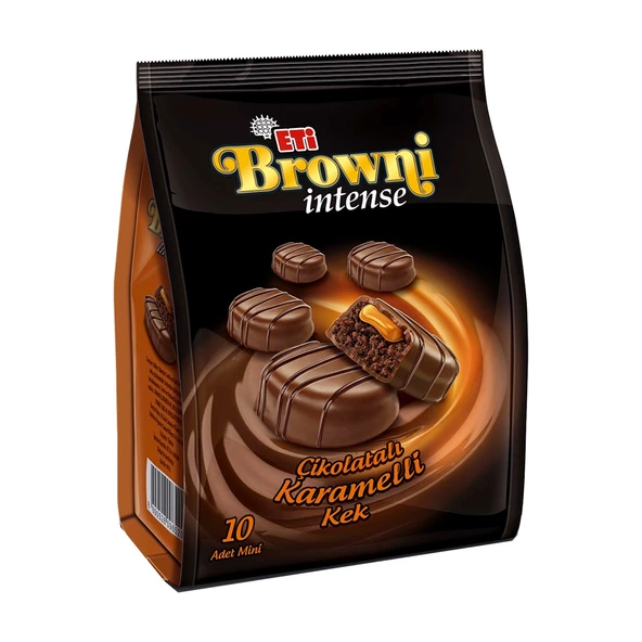 Eti Browni Intense Mini Karamelli 160 Gr. x 4 Adet