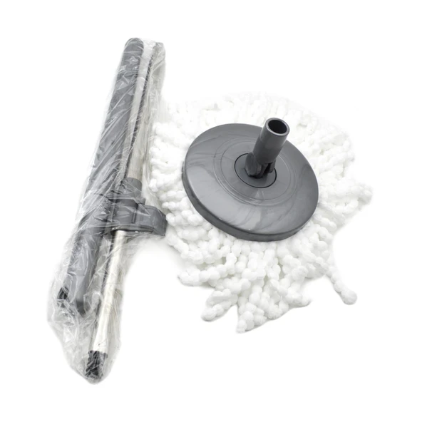 Viomax 360° Döner Başlıklı Mikrofiber Mop Seti – 110 cm Uzunluk, Tek Yedek Bezli TM-778 - 2