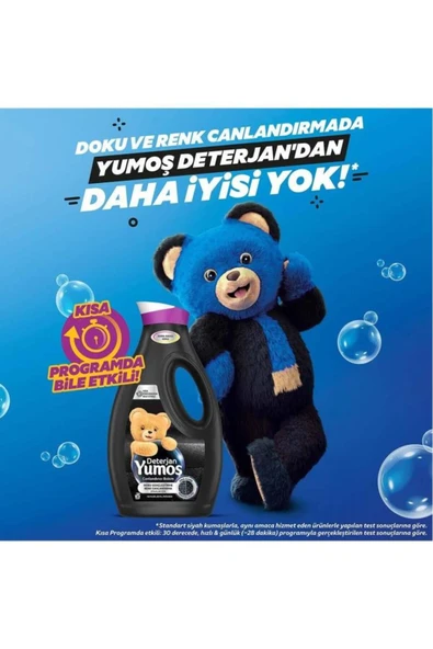 Yumoş Sıvı Bakım Çamaşır Deterjanı  Siyahlar 3 x 1690 ML - 3