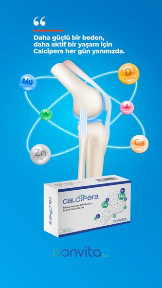 CALCİPERA KALSİYUM MAGNEZYUM D3K2 VE BOR İÇEREN 60 TABLET - 2
