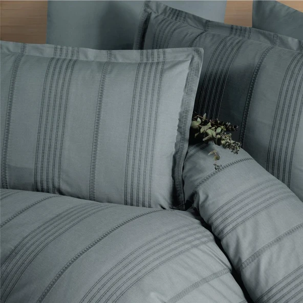 Clasy Çift Kişilik Nevresim Takımı Arakis V1 Gri - Resim 3