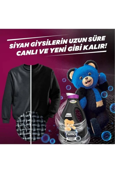 Yumoş Sıvı Bakım Çamaşır Deterjanı  Siyahlar 3 x 1690 ML - 6
