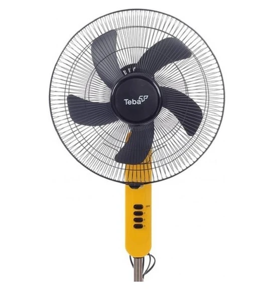 Teba TH-2000 AV 16" Ayaklı Vantilatör 5 Kanatlı Pervane 3 Kademeli Hız