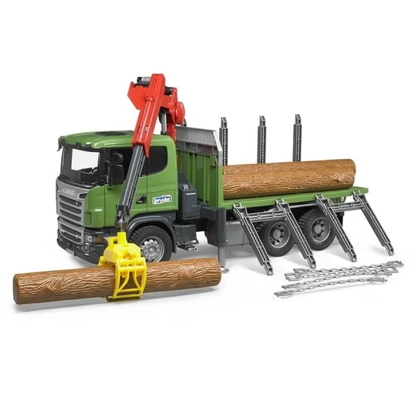 Bruder Scania R-Serisi Kütük Taşıyıcı Kamyon - 5
