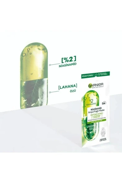Garnier Niacinamide Detoks Etkili Ampul Kağıt Maske - 4