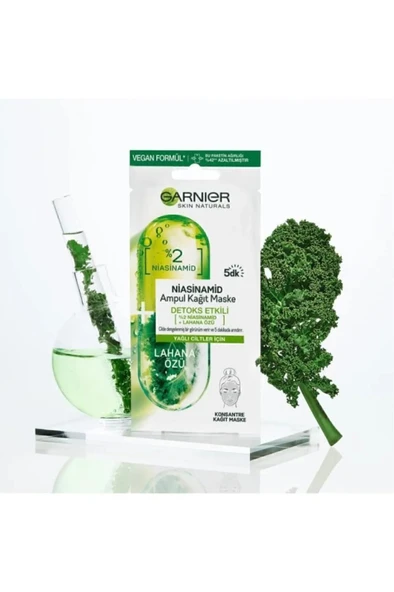 Garnier Niacinamide Detoks Etkili Ampul Kağıt Maske - 3