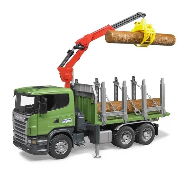 Bruder Scania R-Serisi Kütük Taşıyıcı Kamyon - 4