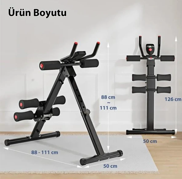 Relife Abdominal Karın Kas Egzersiz Spor Aleti - 8